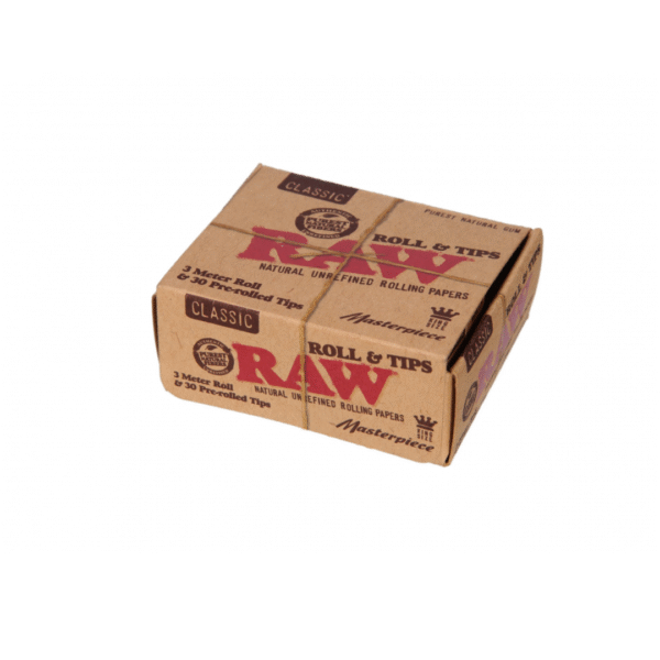 RAW Masterpiece – King Size Roll and Pre-Rolled Tips Box | Ez-Test Australia