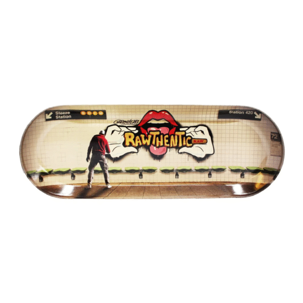 Raw Graffiti Skate Deck Rolling Tray 2