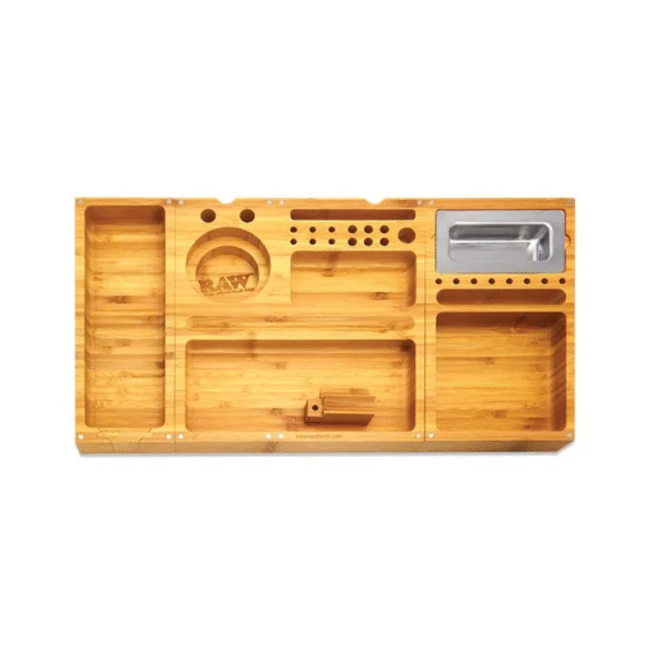 RAW Triple Flip Bamboo Rolling Tray