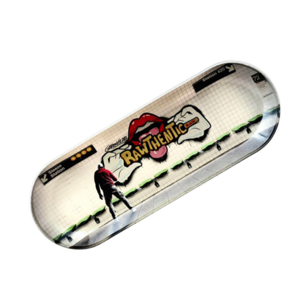 Raw Graffiti Skate Deck Rolling Tray 2