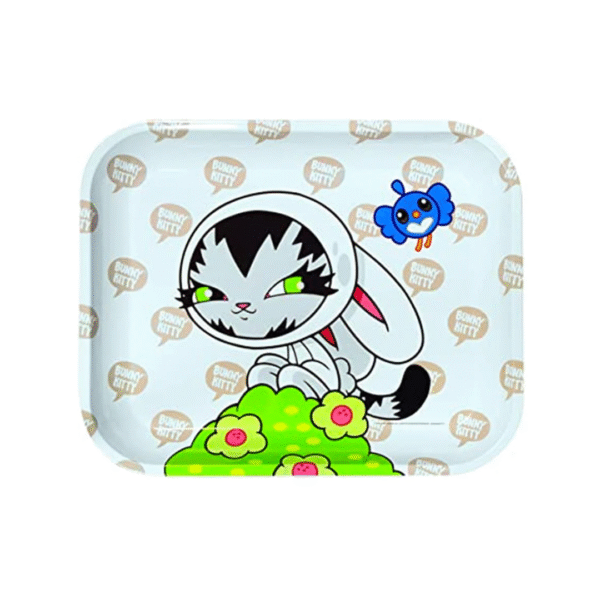 RAW Bunny Kitty Design Rolling Tray