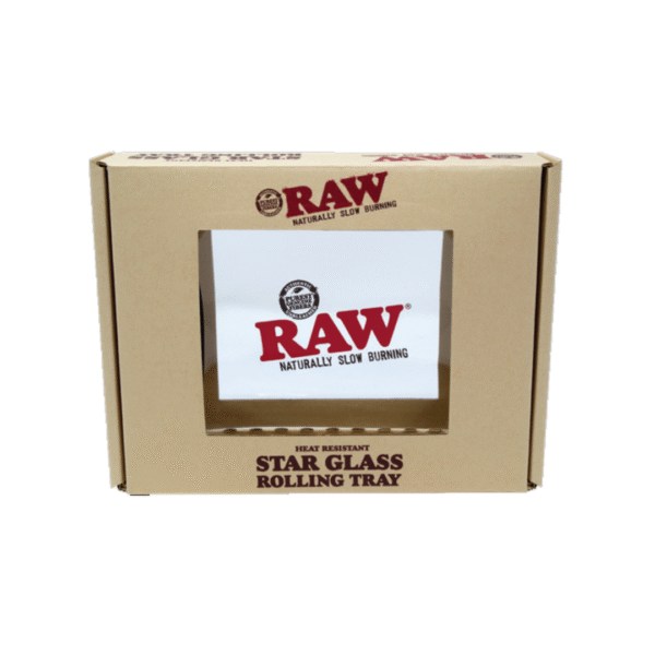 RAW Star Glass Rolling Tray
