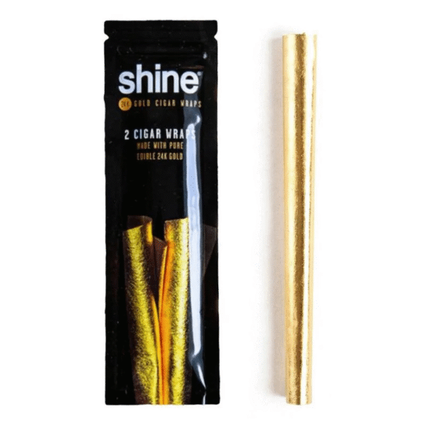 shine gold cigar wraps