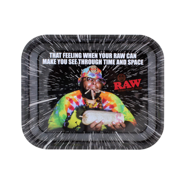 Raw Oops Large Metal Rolling Tray