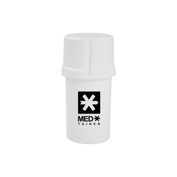 Medtainer Smell Proof Storage & Grinder – Solid White