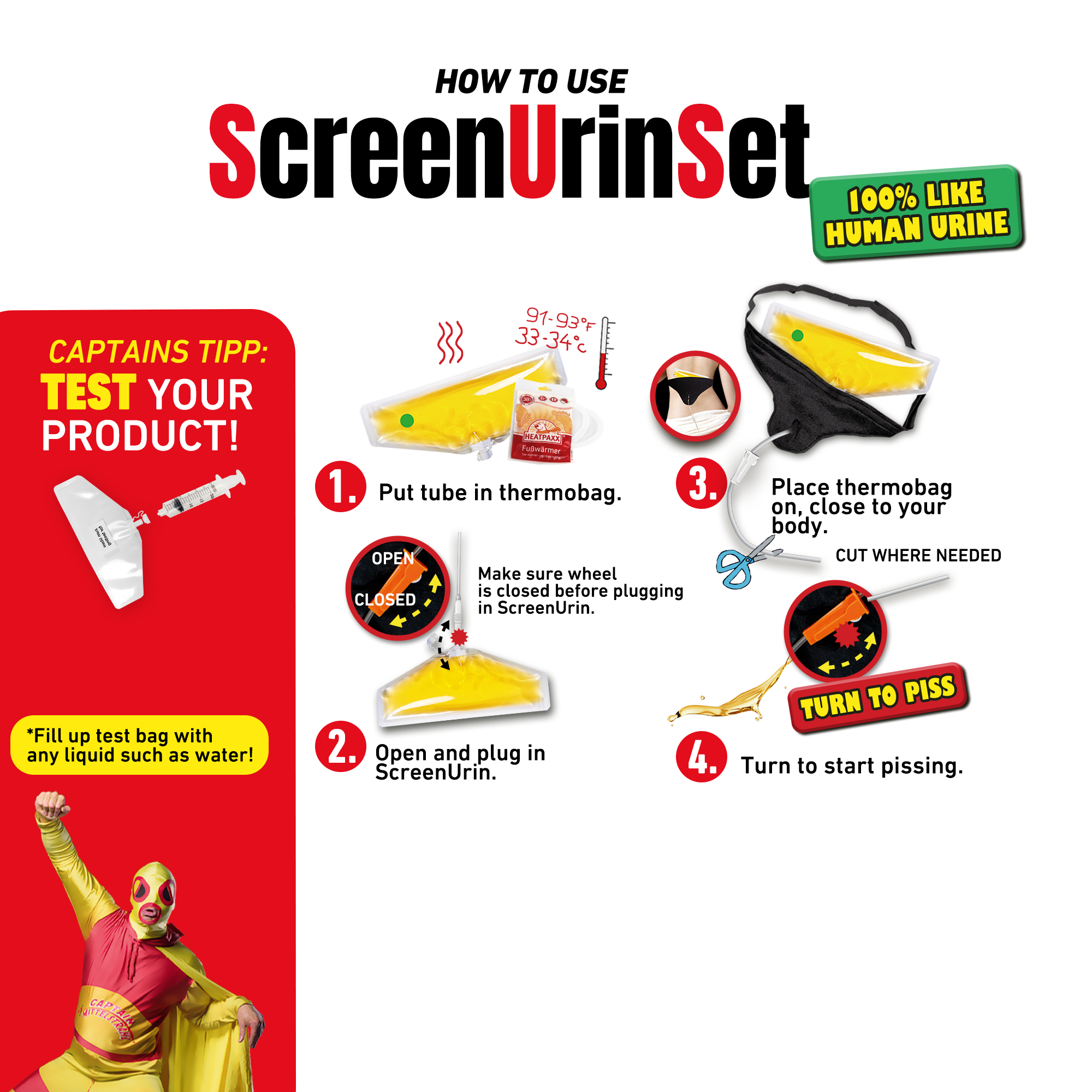 Clean U - ScreenUrine Set - Image 4