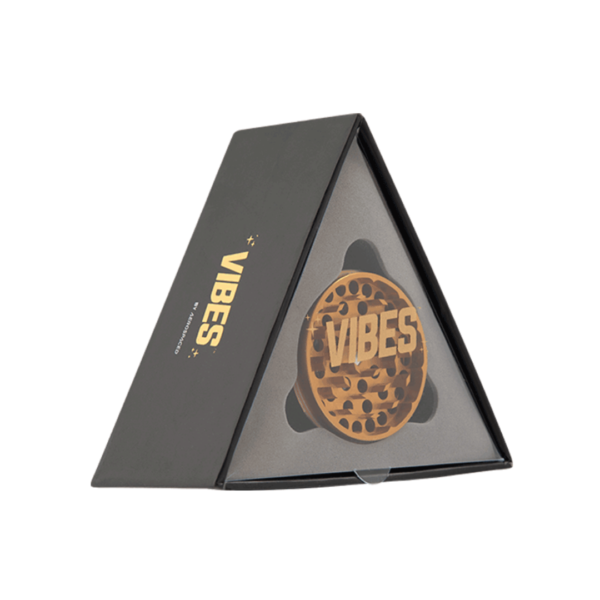 Vibes X Aerospaced 4 Piece Grinder – Black
