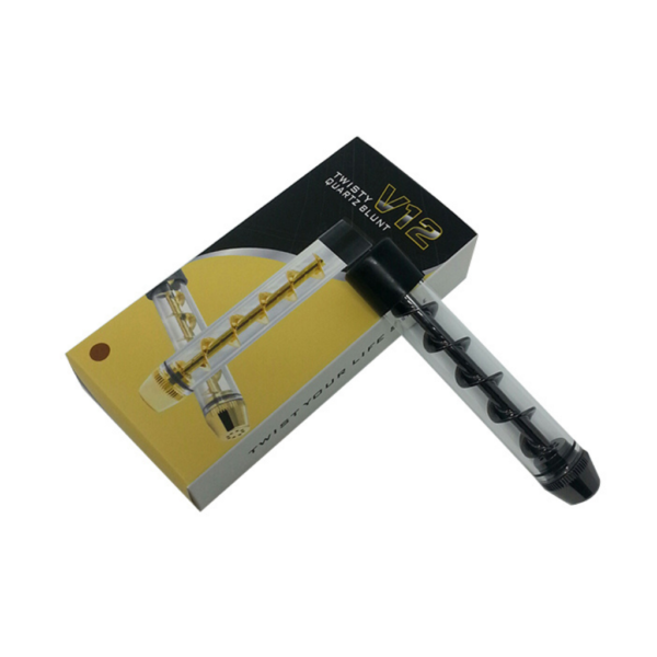 Airistech V12 Twisty Glass Blunt - 4 Inches