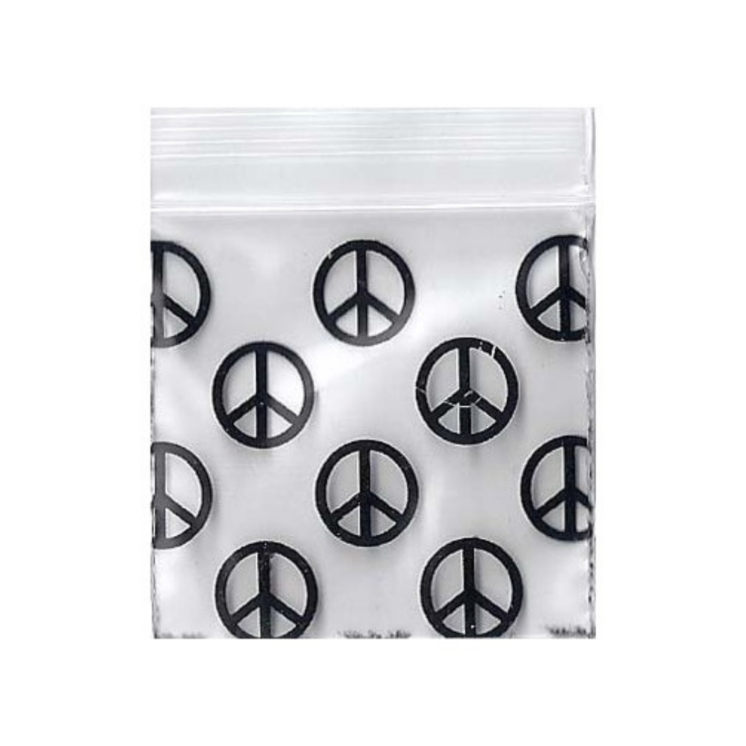 Original Apple Mini Ziplock Bags – Peace Bag (32mm x 32mm) x100