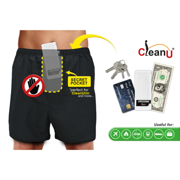 Clean U - Special Boxershorts for Men - 100% Cotton