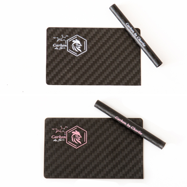 carbon by charlie card straw