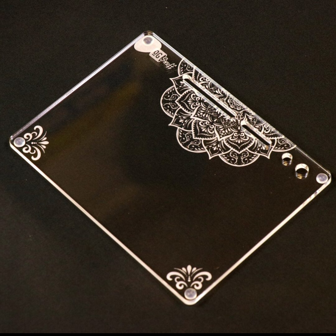 OG Snuff - Mandala Rolling Tray with light reflective pad