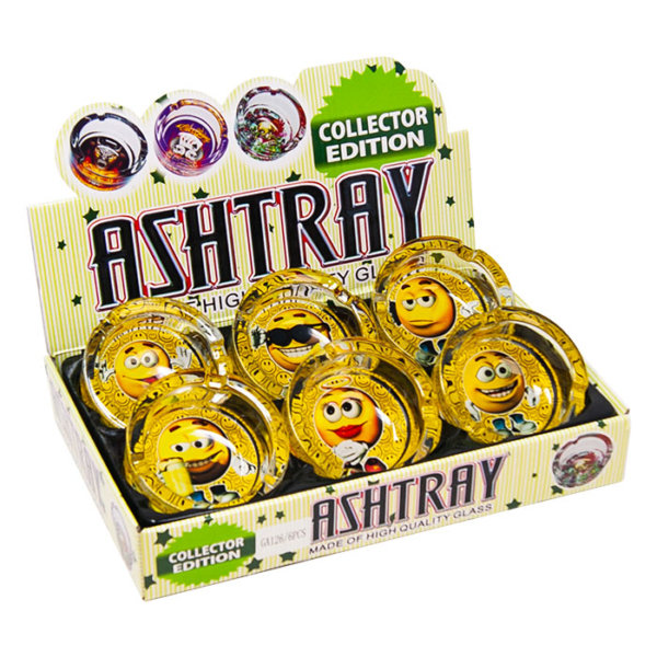 Emoji Glass Ashtray