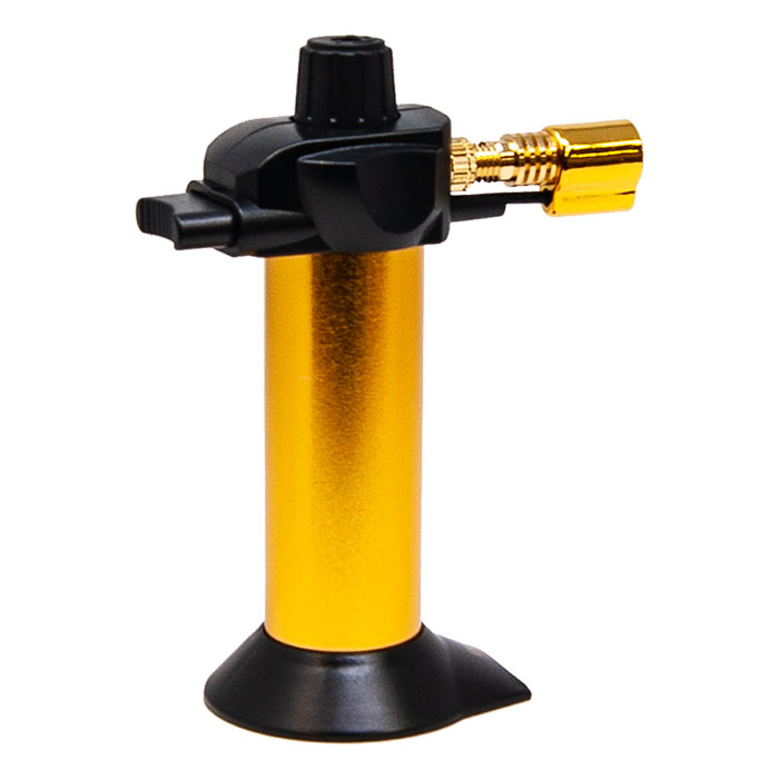 Newport Zero 5.5" Mini Butane Torch – Gold