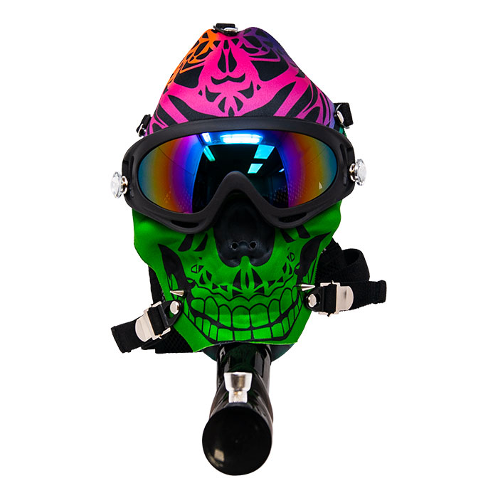 Colourful Gas Mask Water Pipe