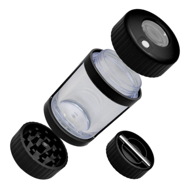 Backwoods Led Stash Can with Grinder – Various Colours