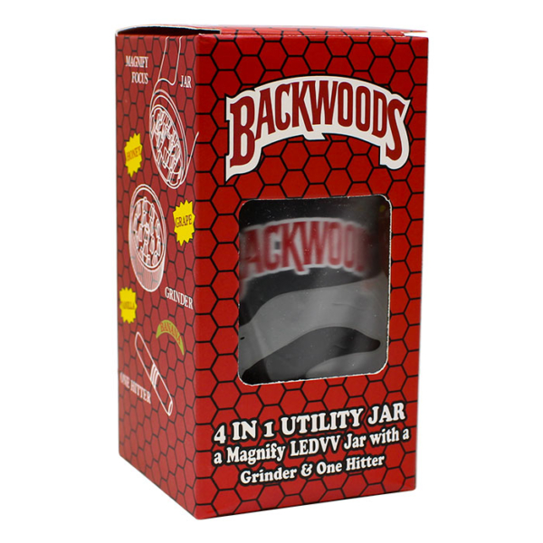 Backwoods Led Stash Can with Grinder – Various Colours