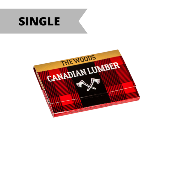 Canadian Lumber 1 ¼ Rolling Paper w/Tips – The Woods