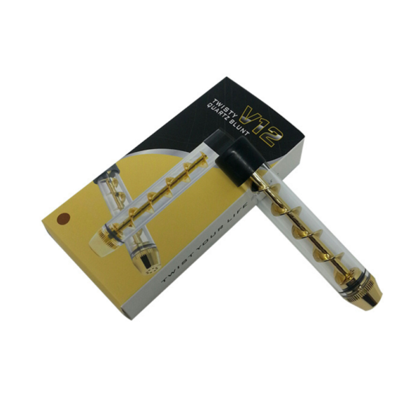 Airistech V12 Twisty Glass Blunt - 4 Inches