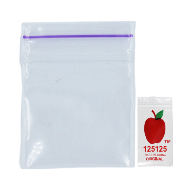 Original Apple Mini Ziplock Bags - Clear (30mm x 30mm) x100