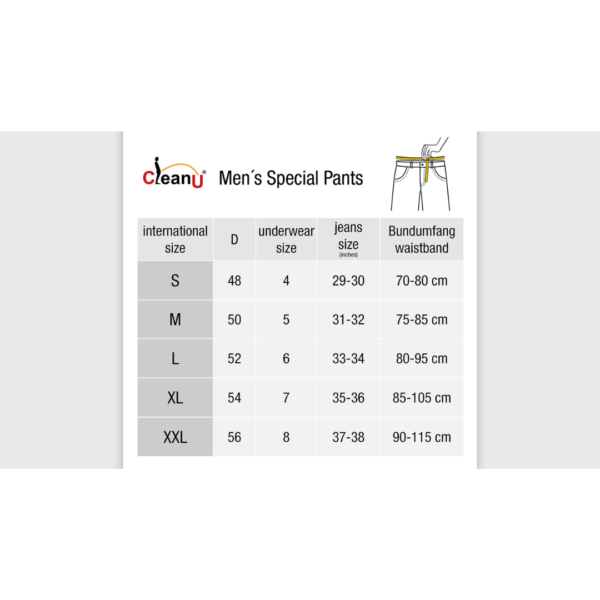 Clean U - Special Boxershorts for Men - 100% Cotton - Image 2