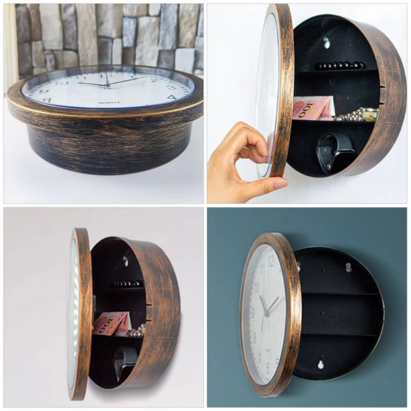 Diversion Stash Safe Retro Clock
