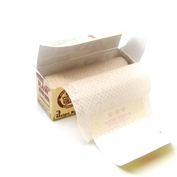 RAW Organic Hemp King Size Rolls – 3 Meter Roll