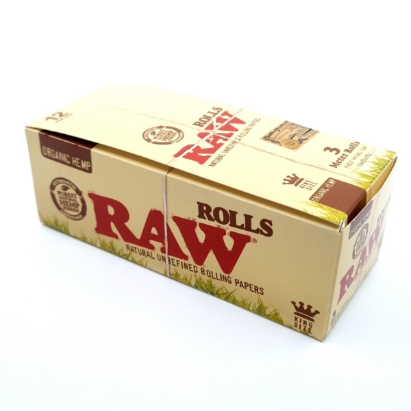 RAW Organic Hemp King Size Rolls – 3 Meter Roll