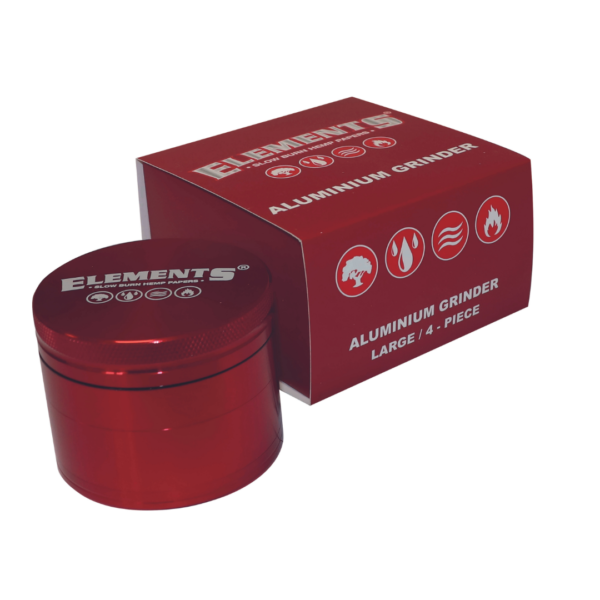 Elements 4 Piece Grinder – Large 63mm