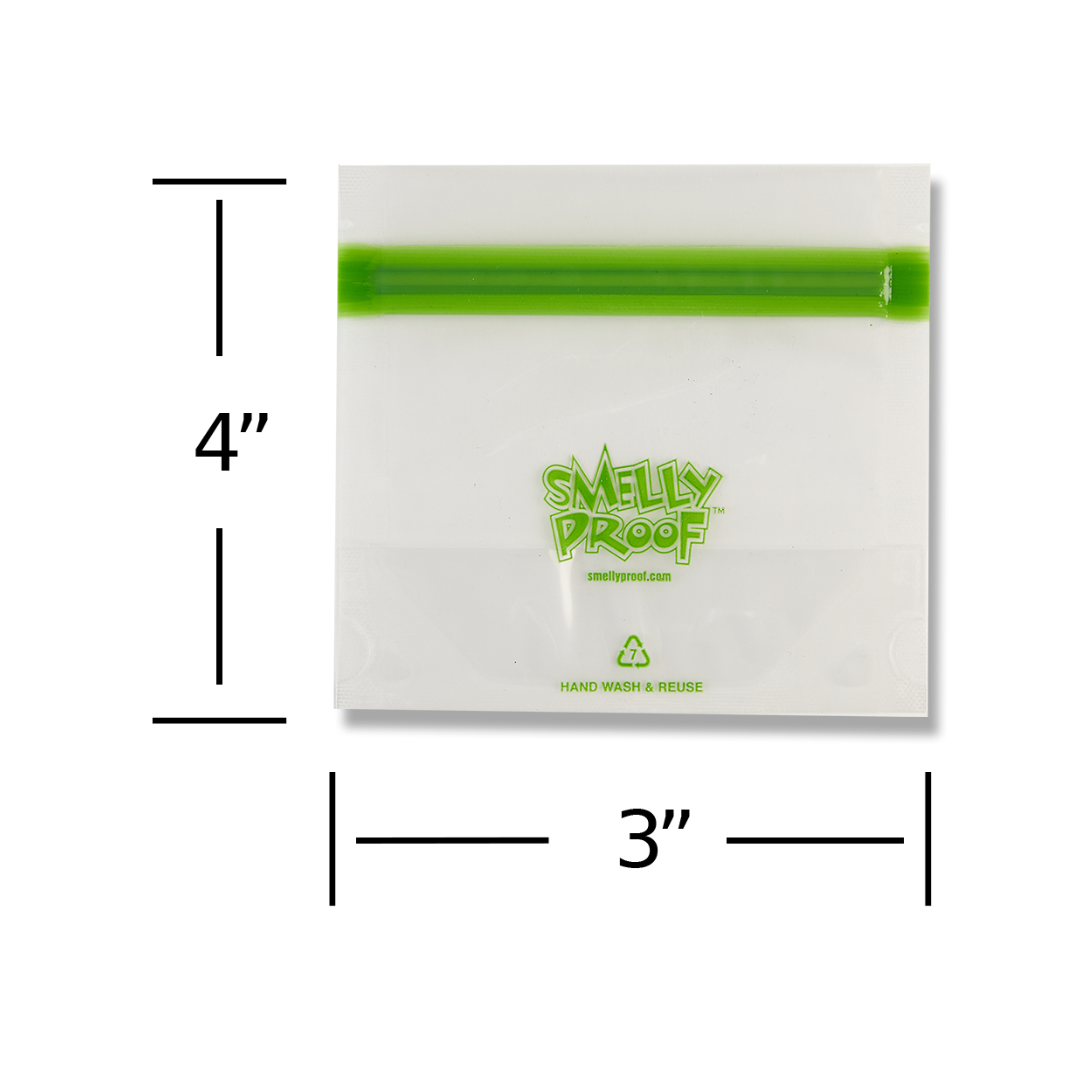 Smelly Proof Bags – X Small – Clear – 10cm x 7.6cm