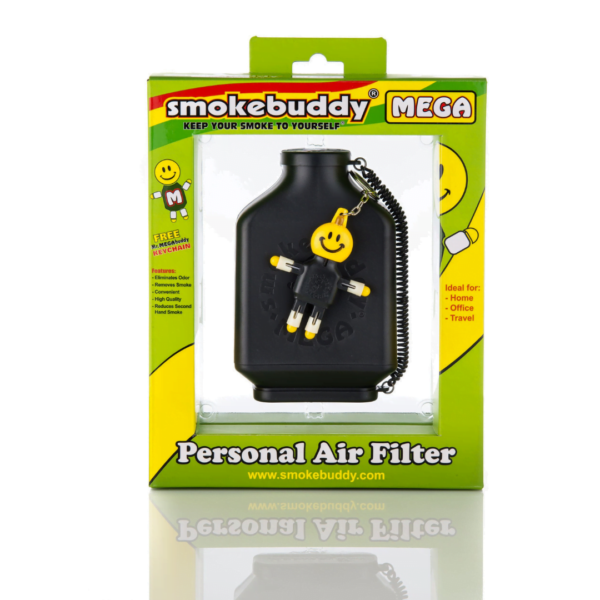 Black Smokebuddy MEGA Personal Air Filter