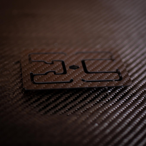 2D Invisible Flat Carbon Fibre Wallet/Clip