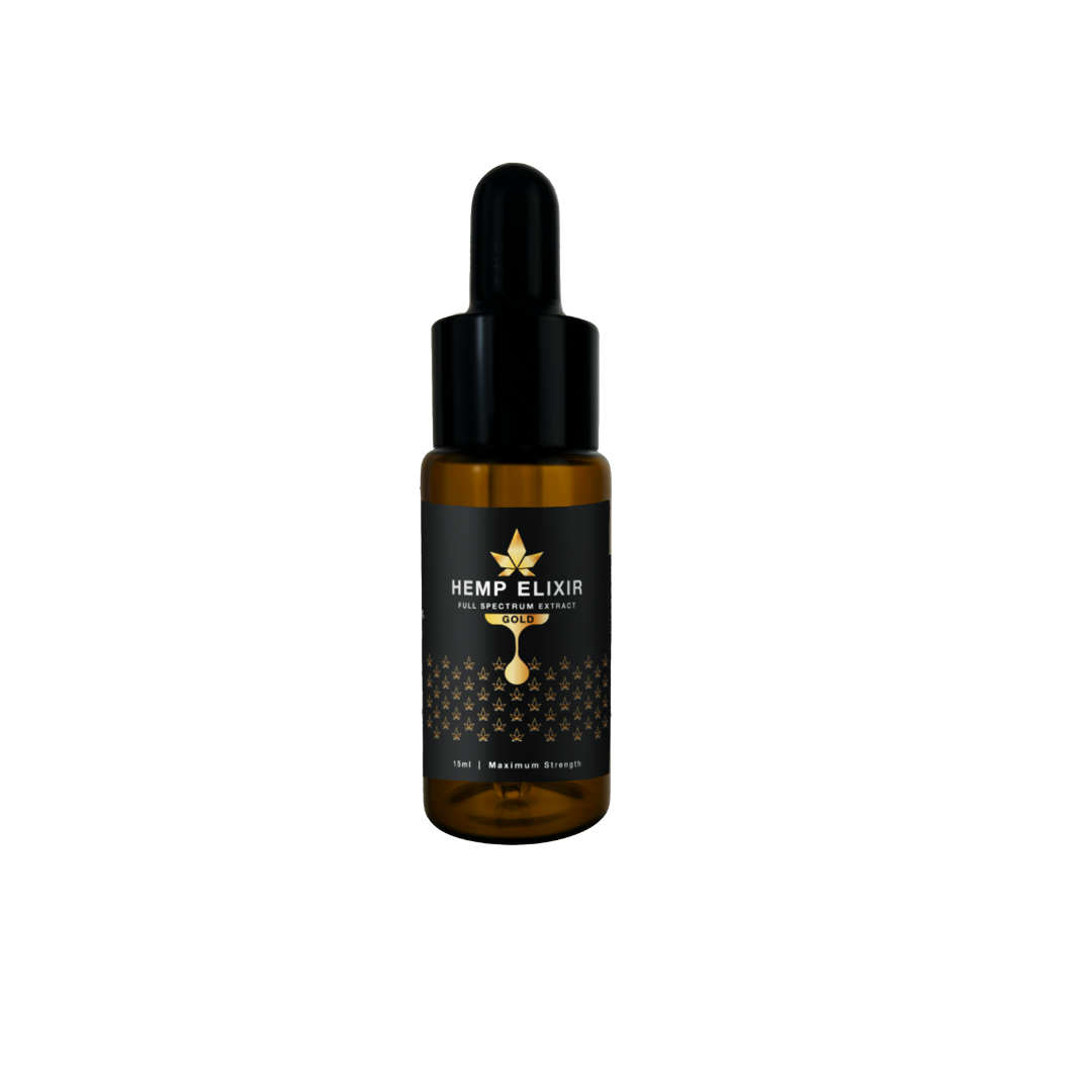 Hemp Elixir - Hemp Oil 200mg (15ml) Gold