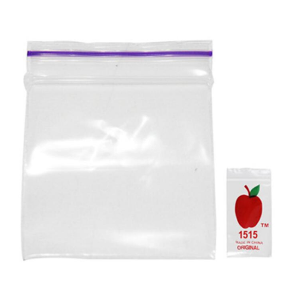 Original Apple Mini Ziplock Bags - Clear (38mm x 38mm) x100