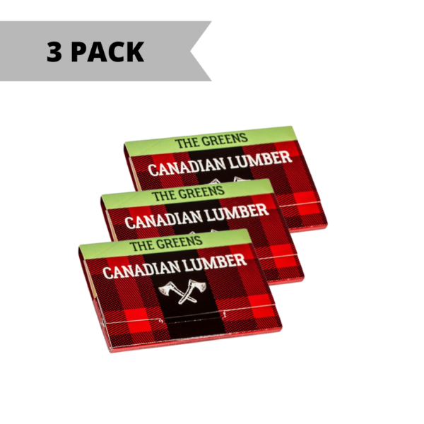 Canadian Lumber 1 ¼ Rolling Paper w/Tips – The Greens