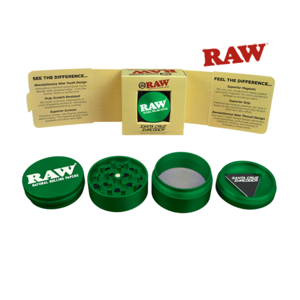 RAW X Santa Cruz Shredder Limited Edition Medium 4 Piece Grinder