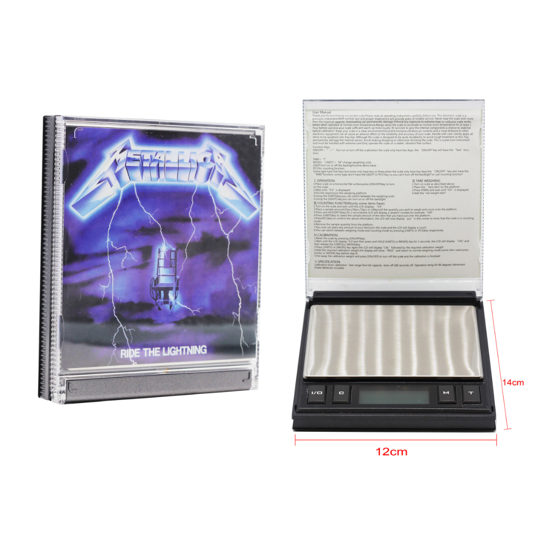 Digital Weight Scale - Metallica CD (0.01g/200g) - WD169B