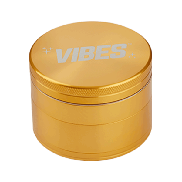 Vibes X Aerospaced 4 Piece Grinder – Black