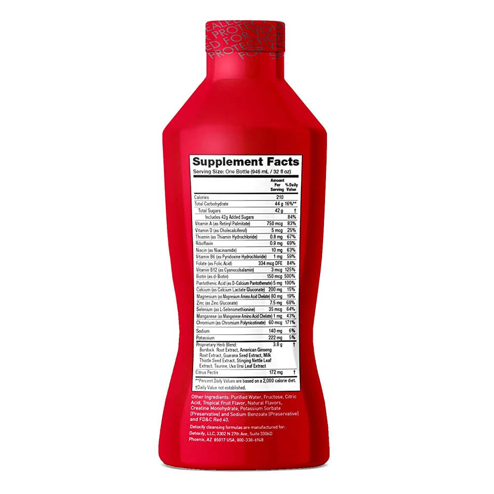 Detoxify Mega Clean Herbal Cleanse 32oz Detox Drink – Tropical Flavour