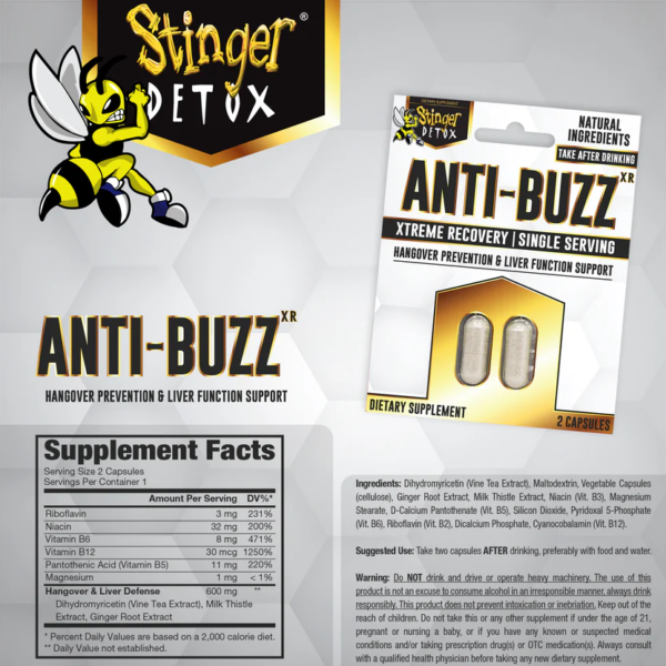 Stinger – Anti-Buzz Hangover Remedy & Liver Function Support