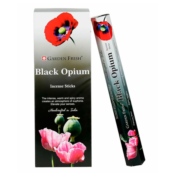 Garden Fresh Incense - Black Opium – 20 Stick Pack