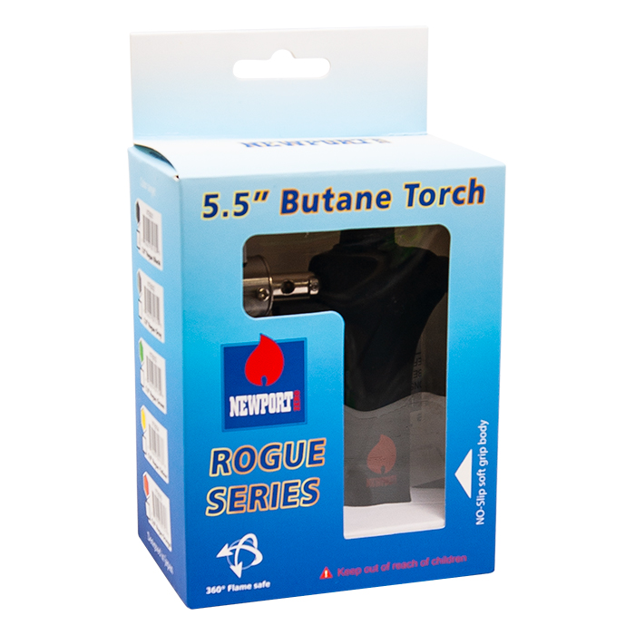 Newport Zero Rogue 5.5” Mini Butane Torch - Black