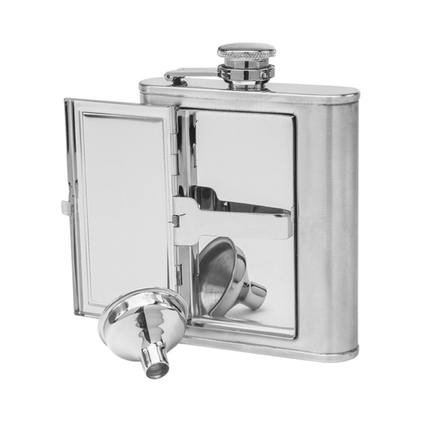 Revelry - The Accomplice Flask w/ Built-In Stash Compartment