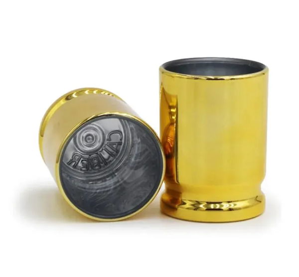 12 Gauge Shot Glasses - Gold - Image 2
