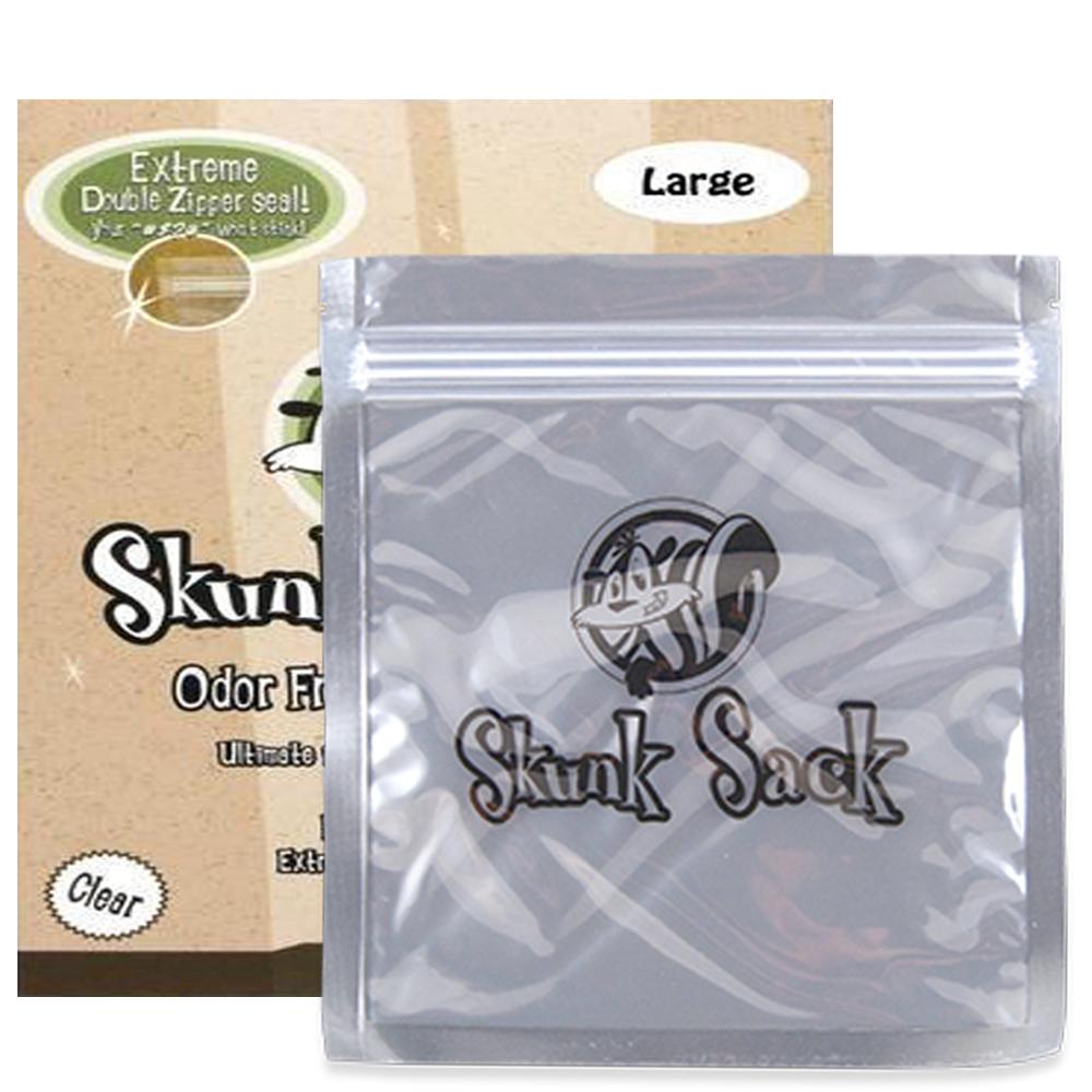 Skunk Sack Smell Proof Bag – Large - Clear – 6 Sacks