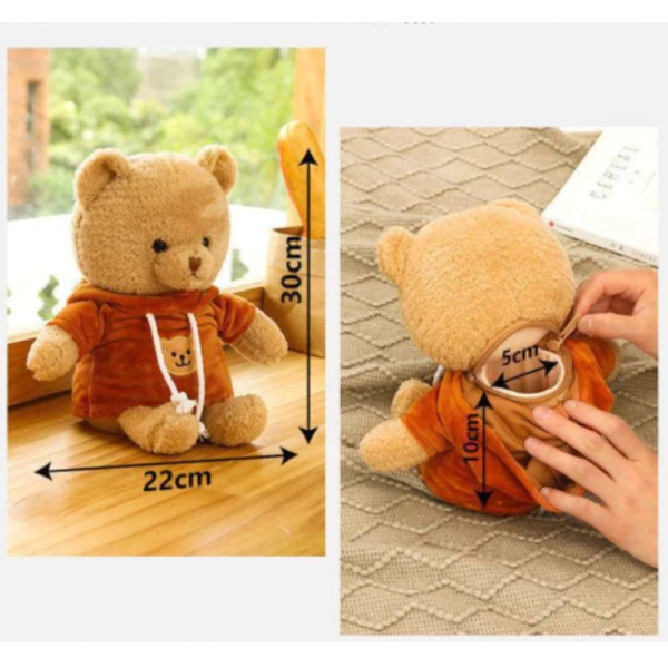 Teddy Bear Diversion Stash Safe