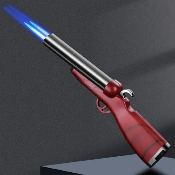 double barrel shotgun jet lighter