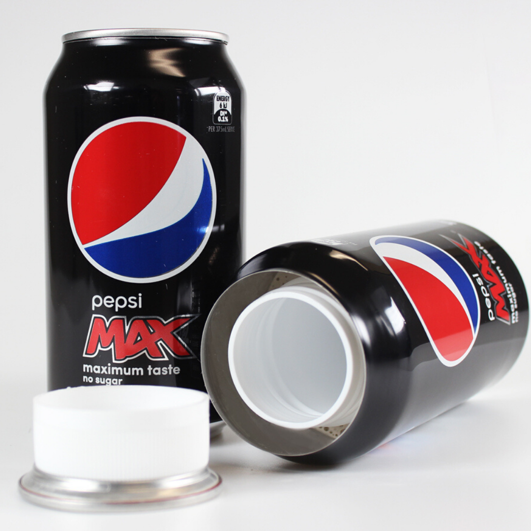 diversion stash safe pepsi max can