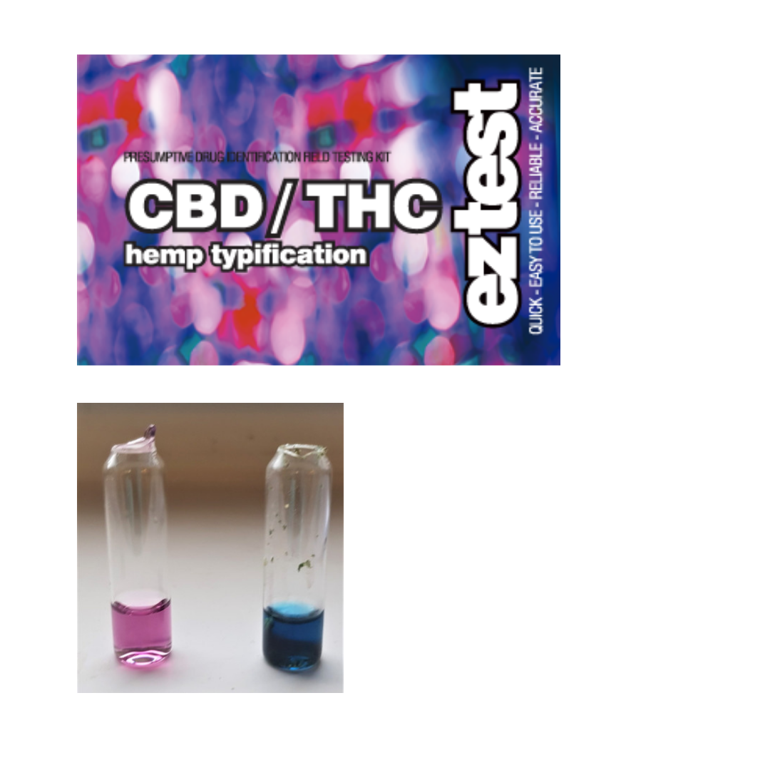 EZ Test Tube for CBD / THC - Hemp Typification