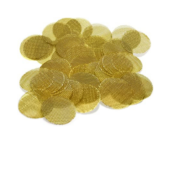Brass Pipe Screens – 5 Pack